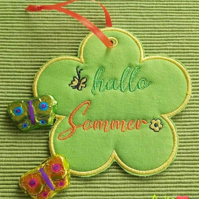 ITH Stickdatei Blumen- / Sonnenhaenger von stiXXie by lajana