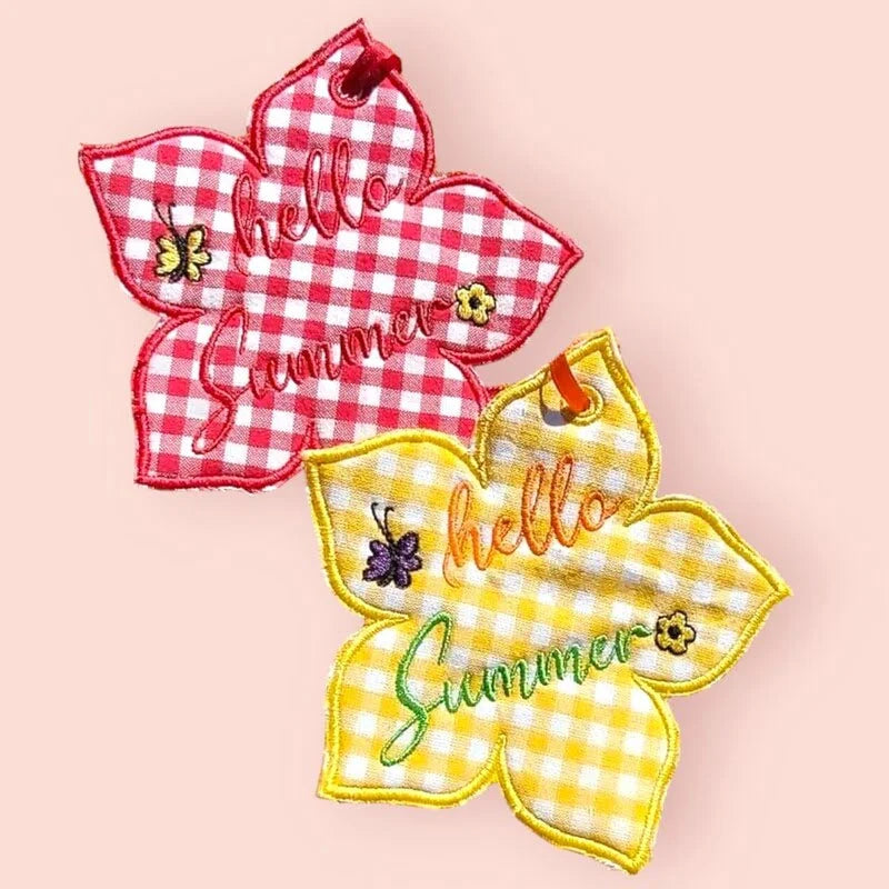 ITH Stickdatei Blumen- / Sonnenhaenger von stiXXie by lajana