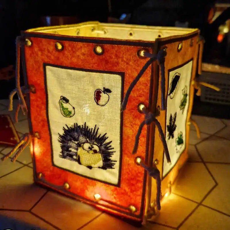 Stickdatei ITH Laterne Herbst von stiXXie by lajana