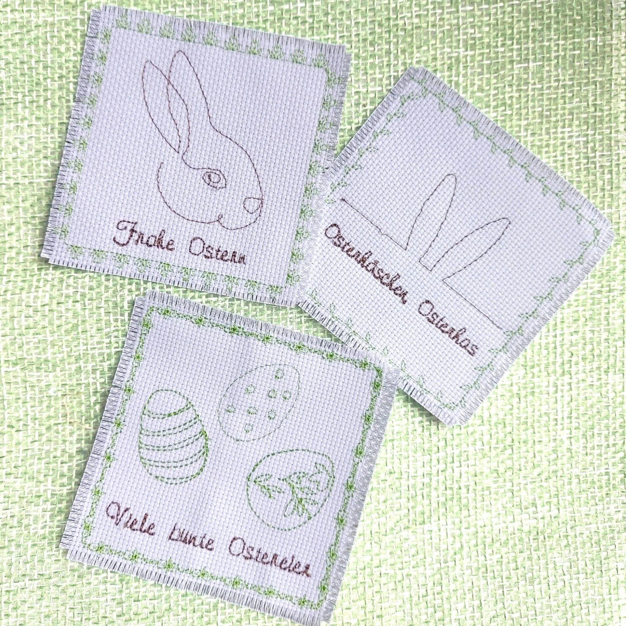 Stickdatei Kartendesigns Ostern