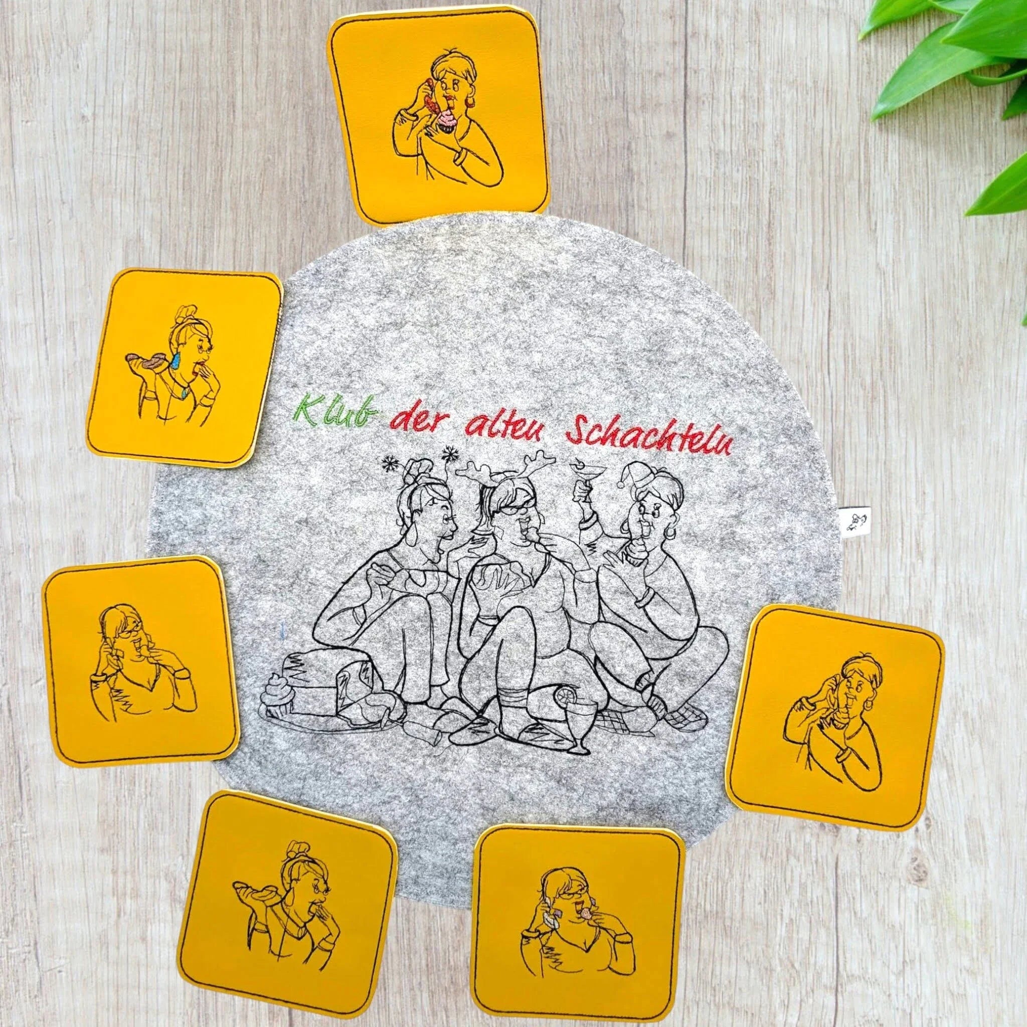 Stickdatei Klub der alten Schachteln