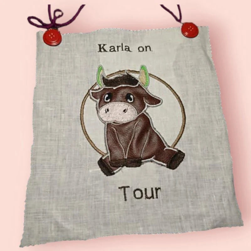 Stickdatei Kuh Applikation Elsa von stiXXie by lajana