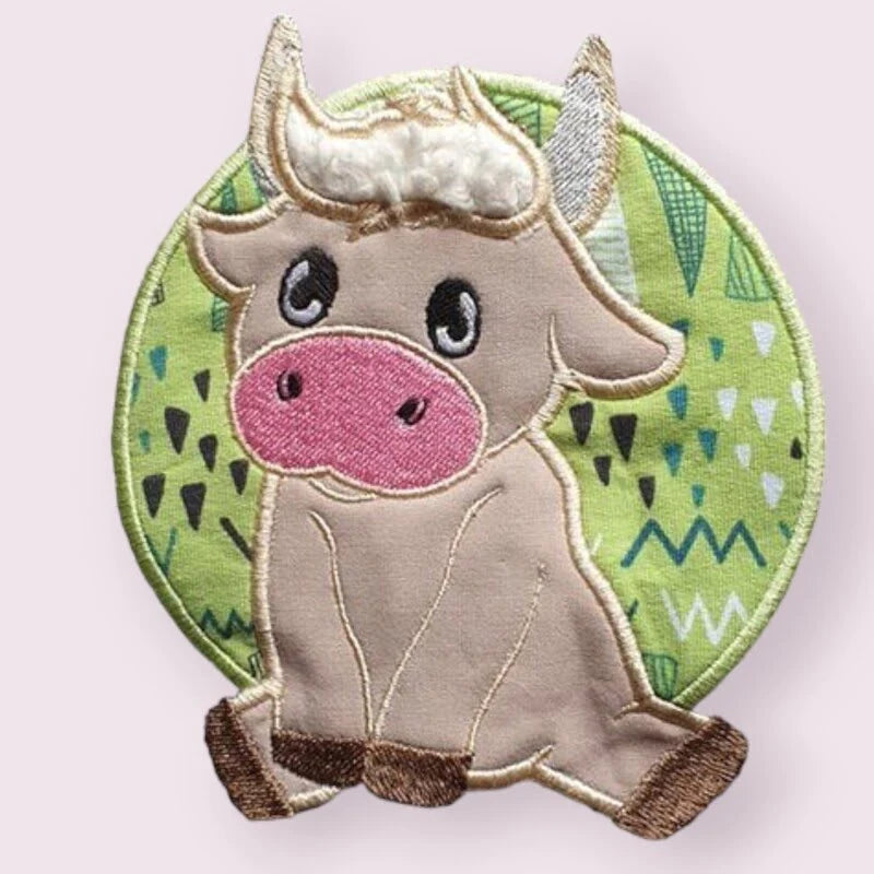 Stickdatei Kuh Applikation Elsa von stiXXie by lajana