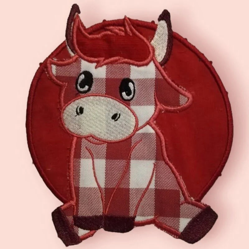 Stickdatei Kuh Applikation Elsa von stiXXie by lajana