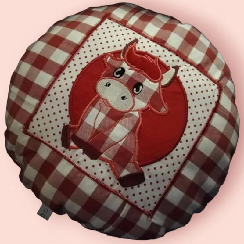 Stickdatei Kuh Applikation Elsa von stiXXie by lajana