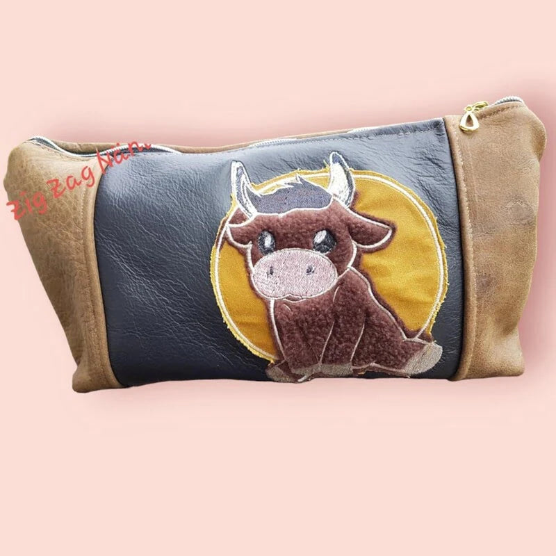 Stickdatei Kuh Applikation Elsa von stiXXie by lajana