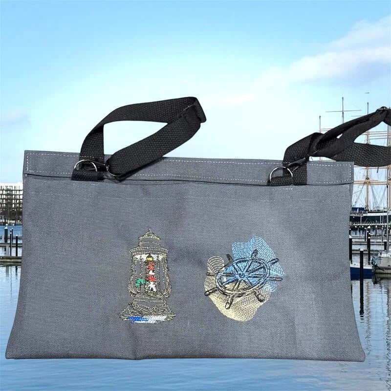 Stickdatei Laterne Leuchtturm