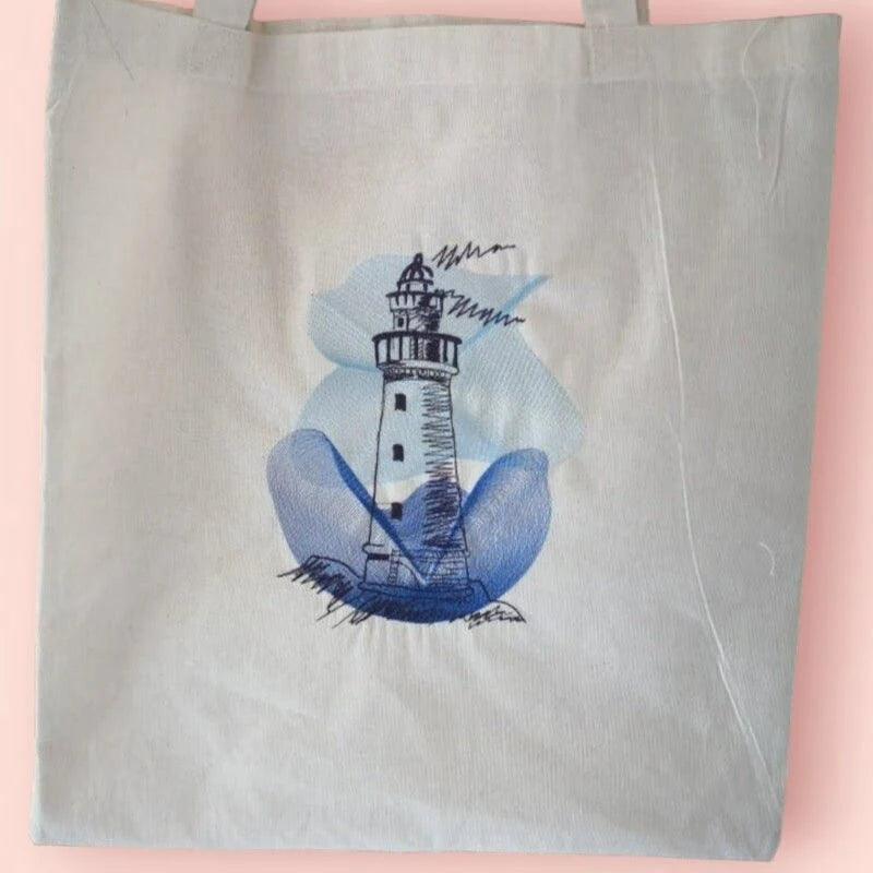 Stickdatei Leuchtturm Vintage von stiXXie by lajana