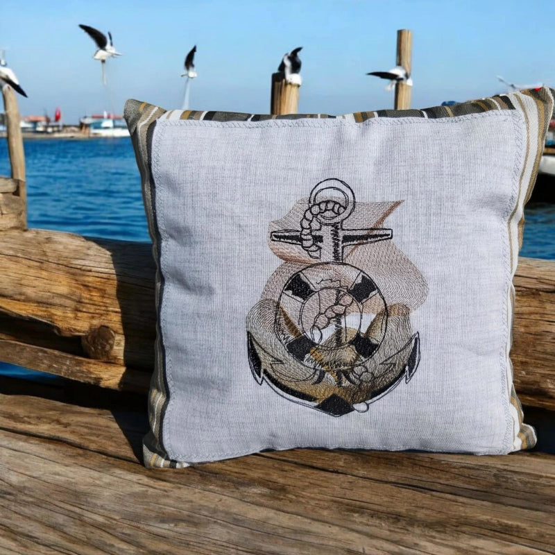 Stickdatei Maritim Vintage Paket 7 Dekore