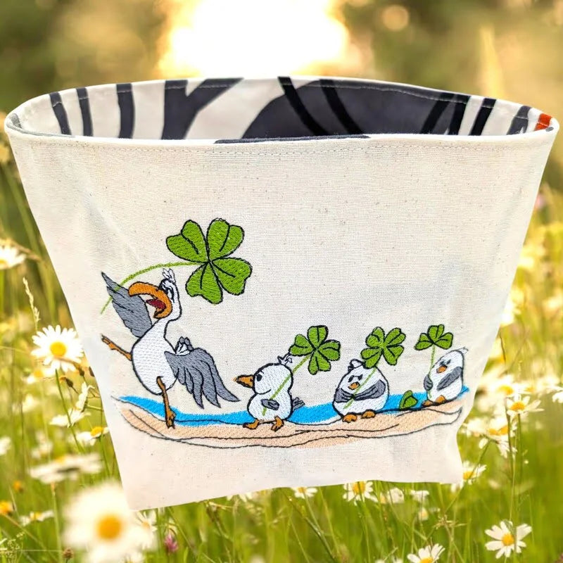 ITH Stickdatei Möwe Carlo im Glück