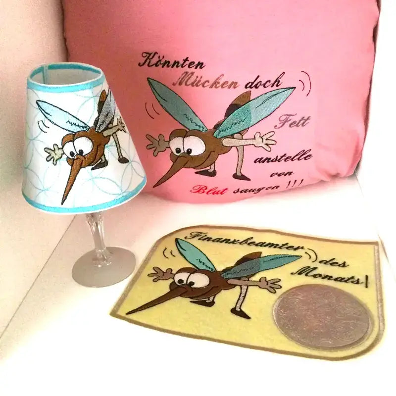 Stickdatei Mücke Elvira von stiXXie by lajana