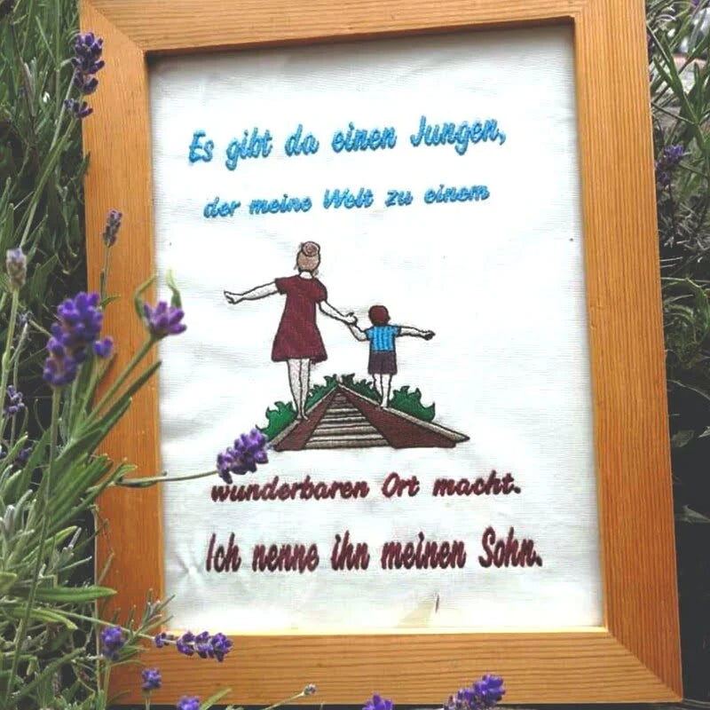 Stickdatei Mutter und Tochter oder Sohn von stiXXie by lajana