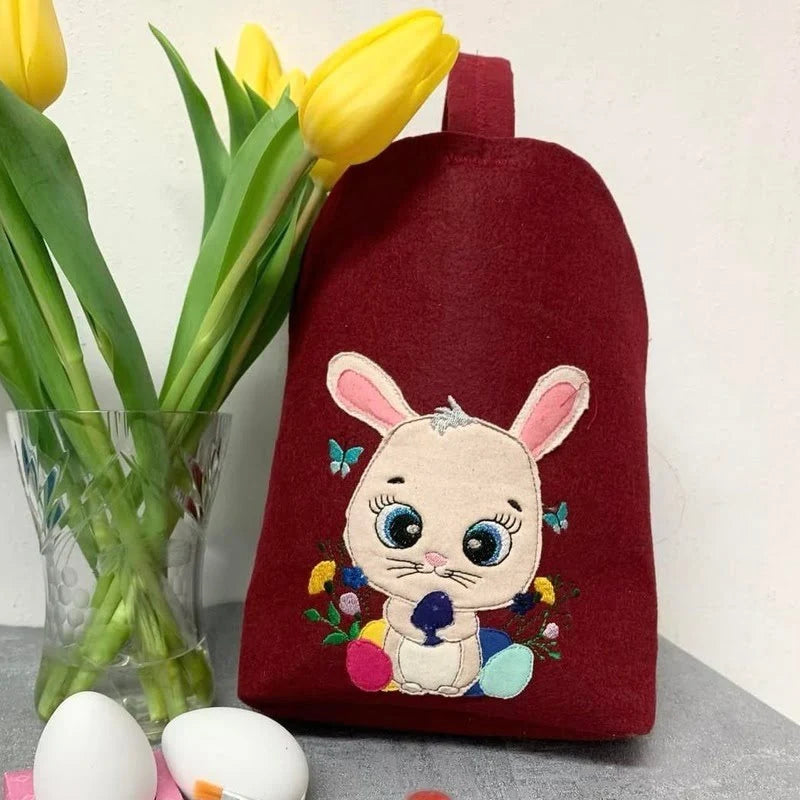 Stickdatei Osterhase Doodle Applikation von stiXXie by lajana