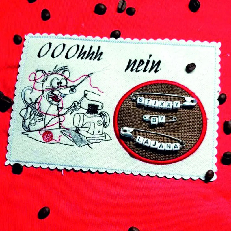 Stickdatei Pech-Ratte