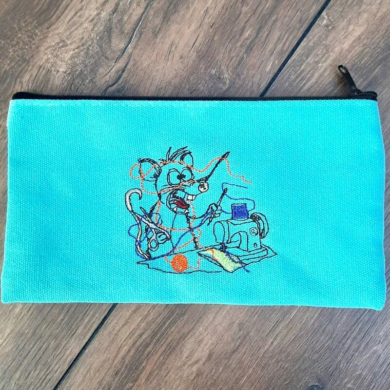 Stickdatei Pech-Ratte