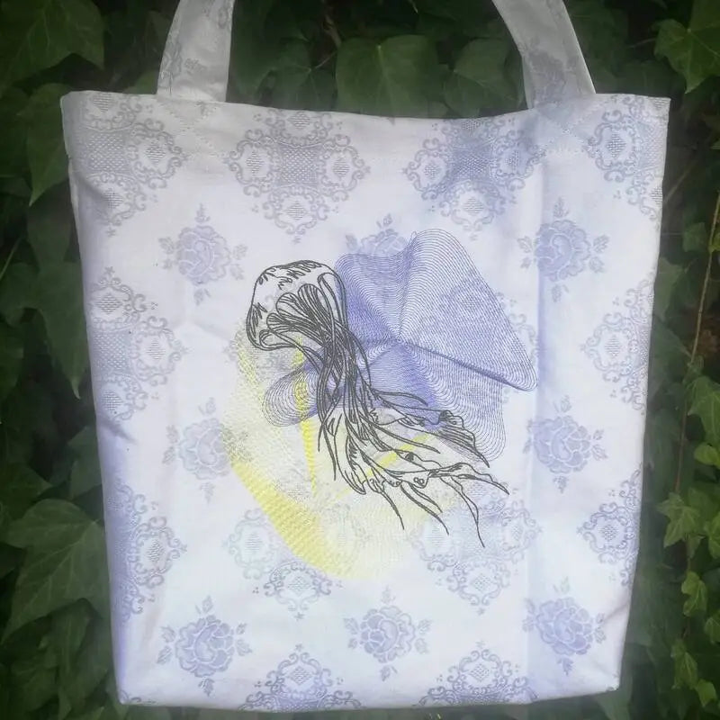 Stickdatei Qualle Vintage von stiXXie by lajana