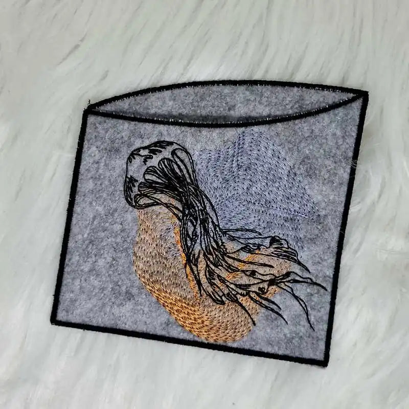 Stickdatei Qualle Vintage von stiXXie by lajana