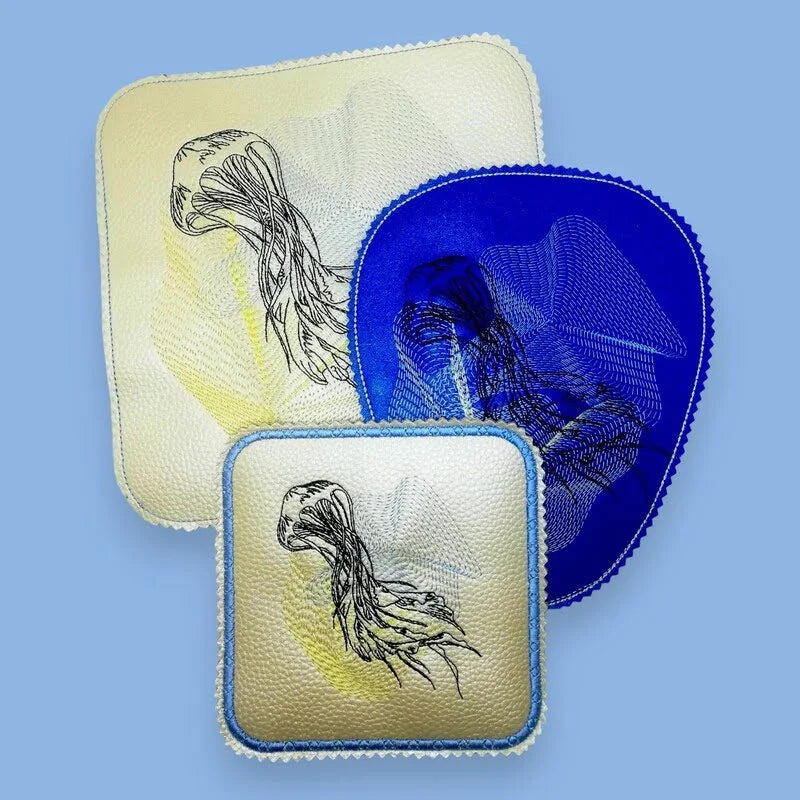 Stickdatei Qualle Vintage von stiXXie by lajana