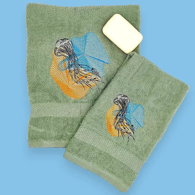 Stickdatei Qualle Vintage von stiXXie by lajana