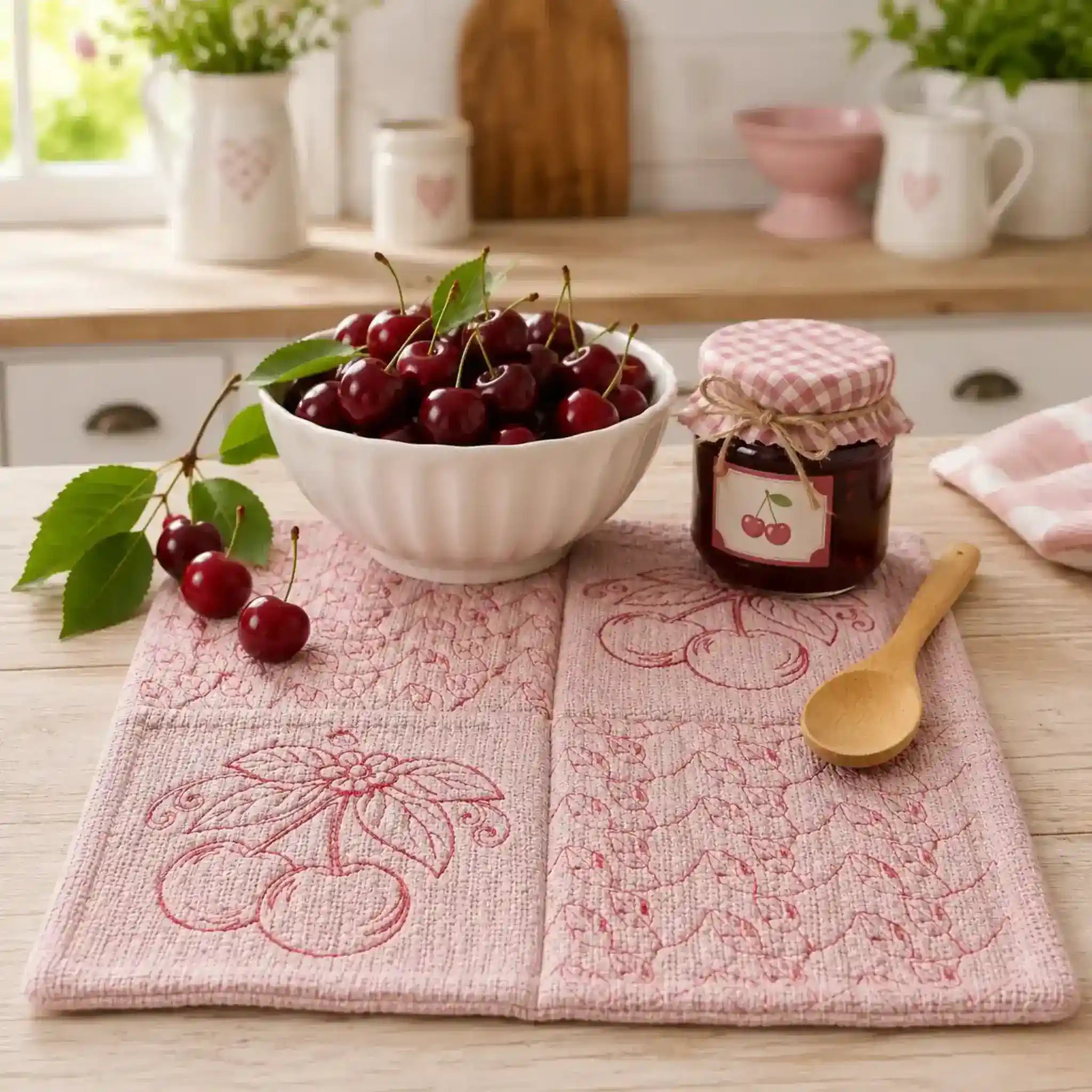 Stickdatei Quilts - 7 Motive plus 1 Blanko