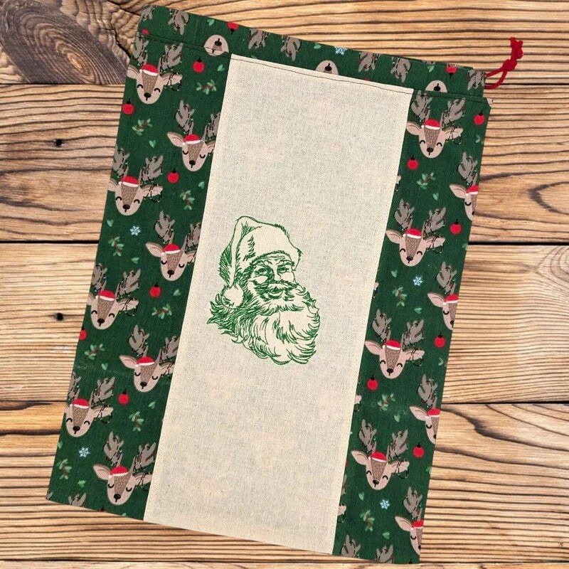 Stickdatei Santa Claus mit Schriftzügen von stiXXie by lajana