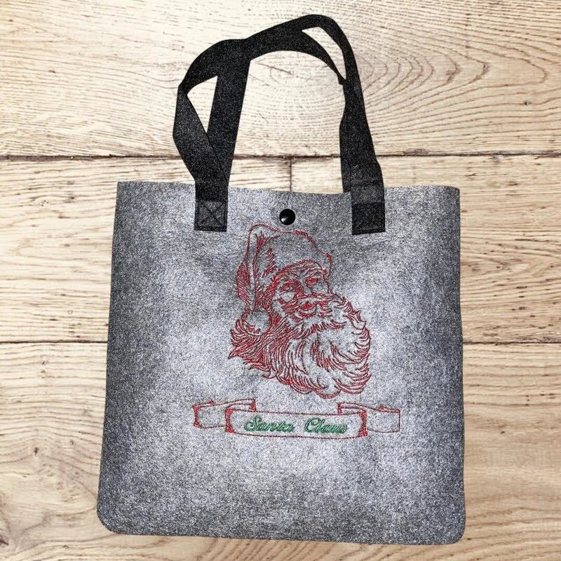 Stickdatei Santa Claus mit Schriftzügen von stiXXie by lajana