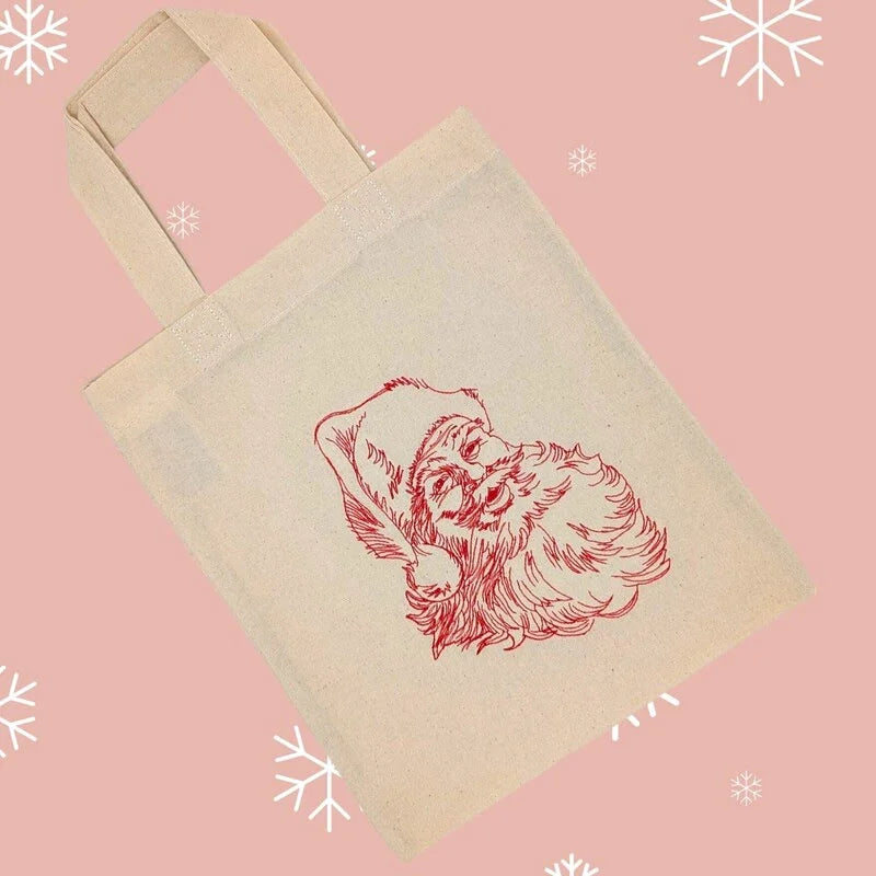 Stickdatei Santa Claus mit Schriftzügen von stiXXie by lajana