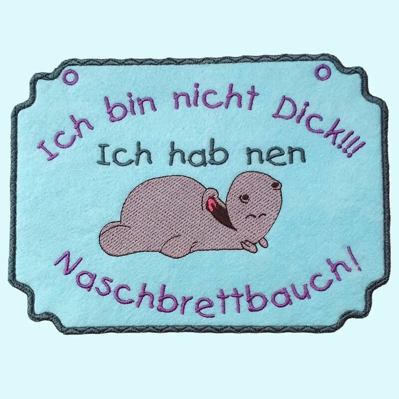 ITH Stickdatei Schilder lustige Sprüche von stiXXie by lajana