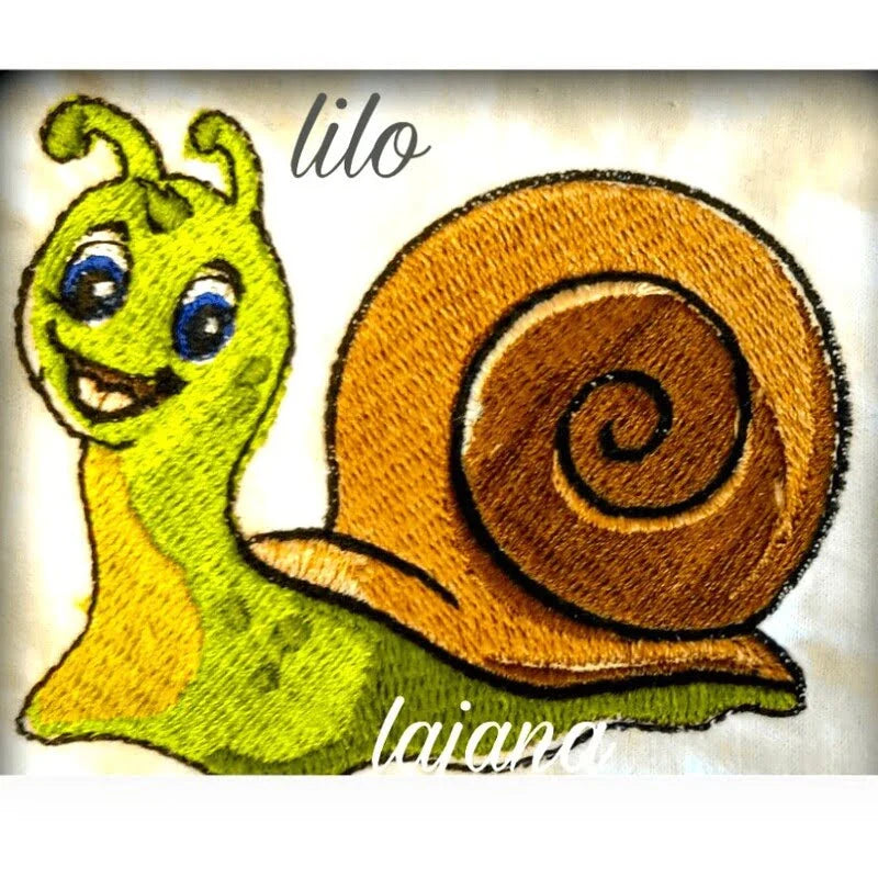 Stickdatei Schnecken Lilo und Fiete von stiXXie by lajana