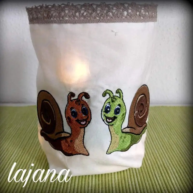 Stickdatei Schnecken Lilo und Fiete von stiXXie by lajana