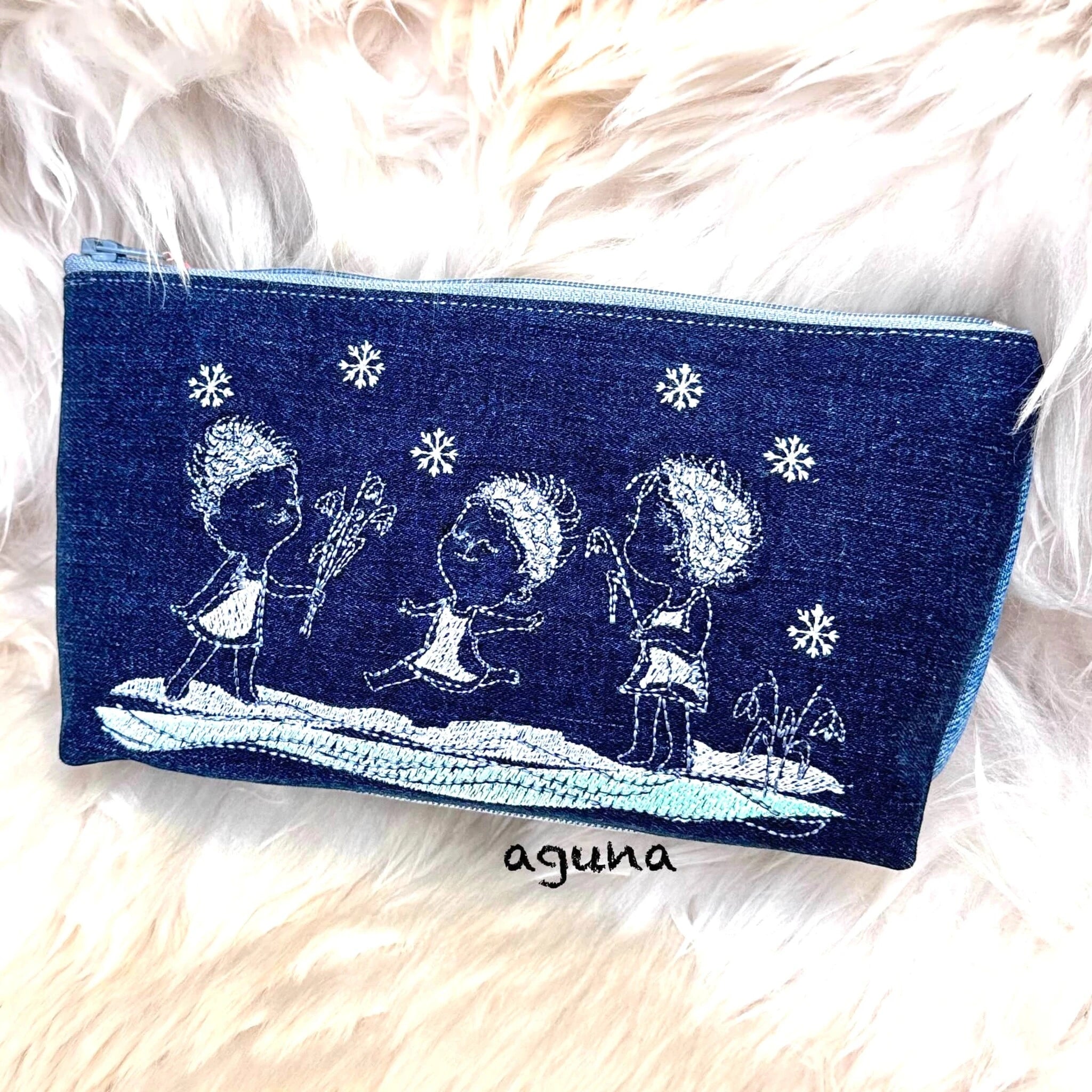 ITH Stickdatei Schneeflocken