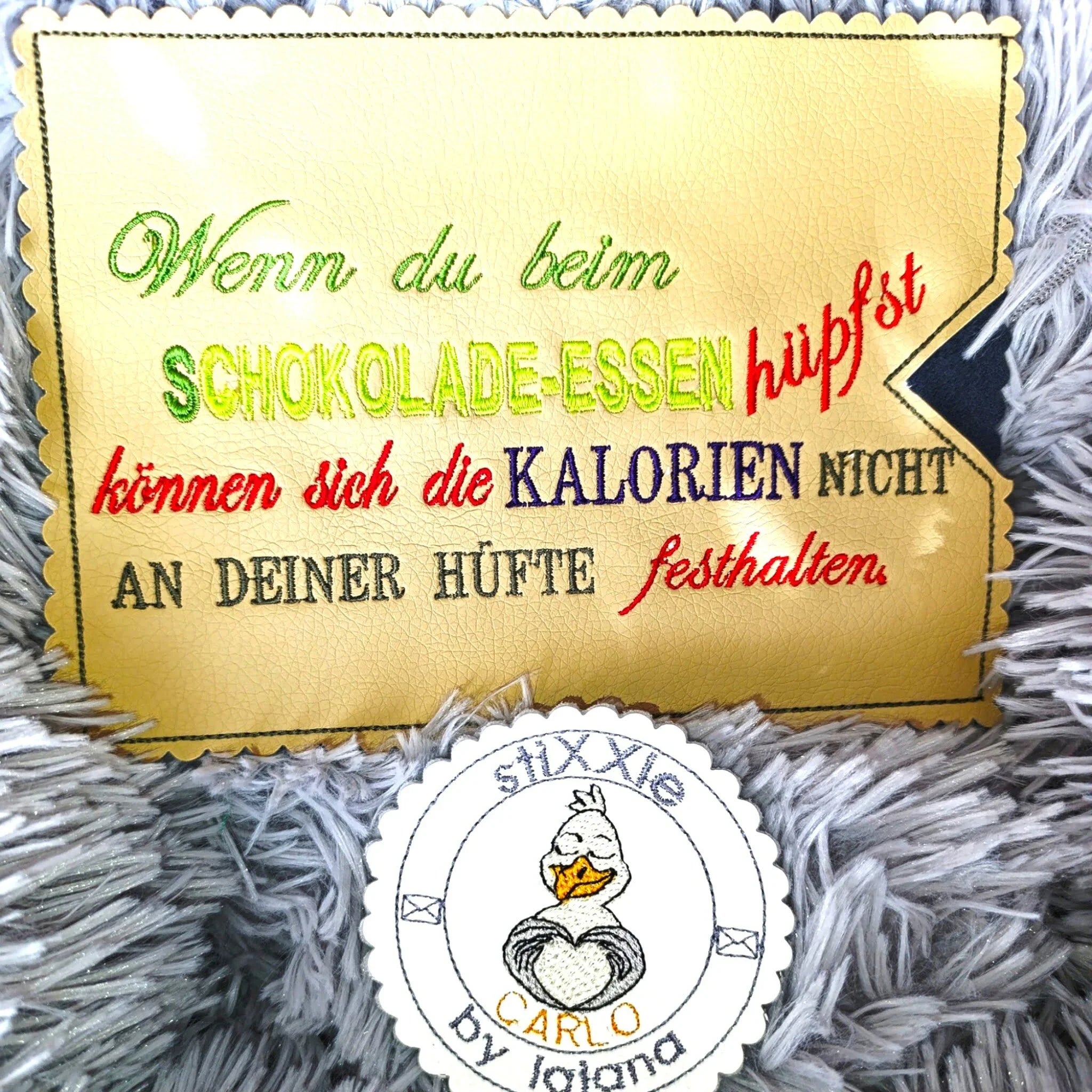 Schokoladen-Sprüche Stickdatei Mega Set | stiXXie