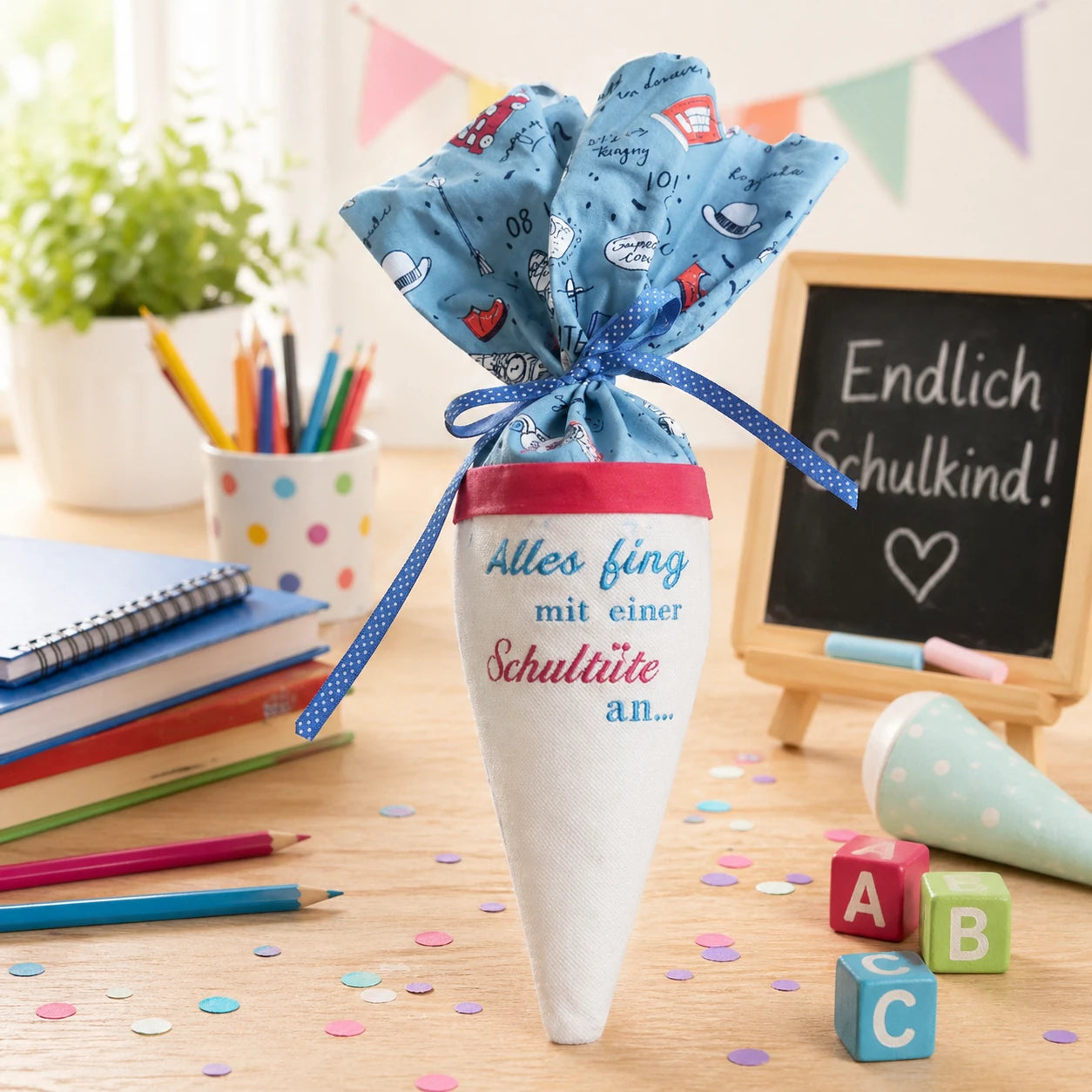 Stickdatei Schulabschluss Set 8-teilig