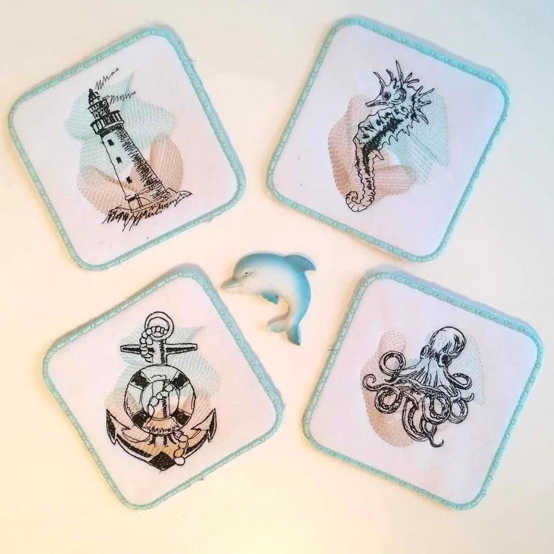 Stickdatei Seepferd Vintage von stiXXie by lajana