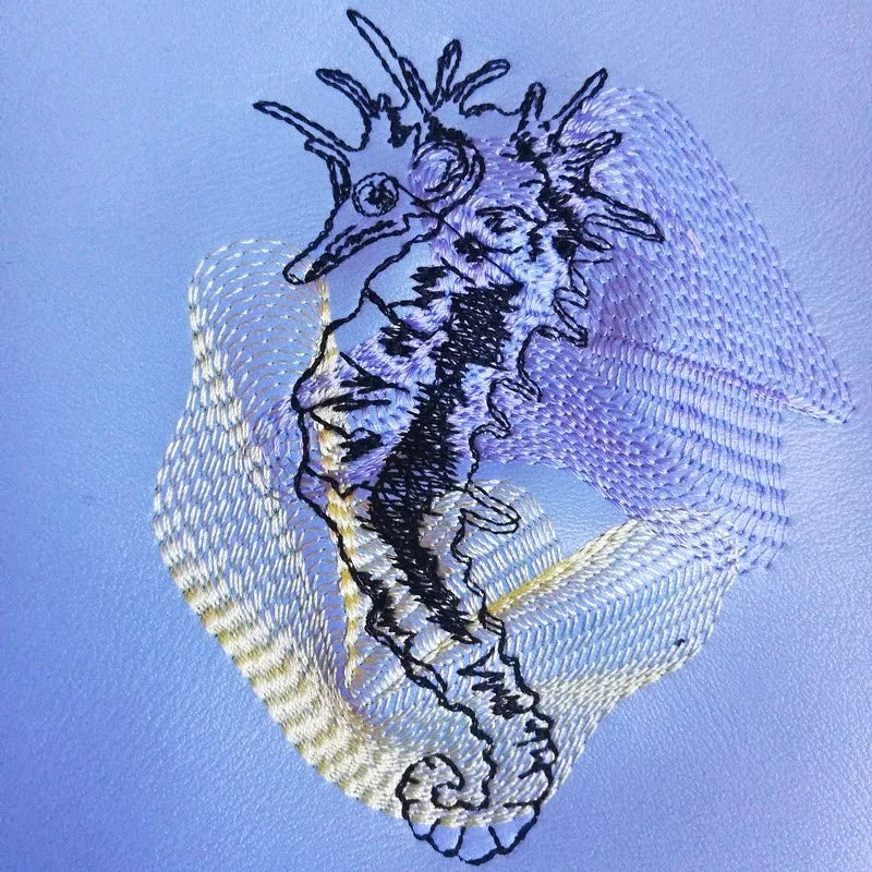 Stickdatei Seepferd Vintage von stiXXie by lajana