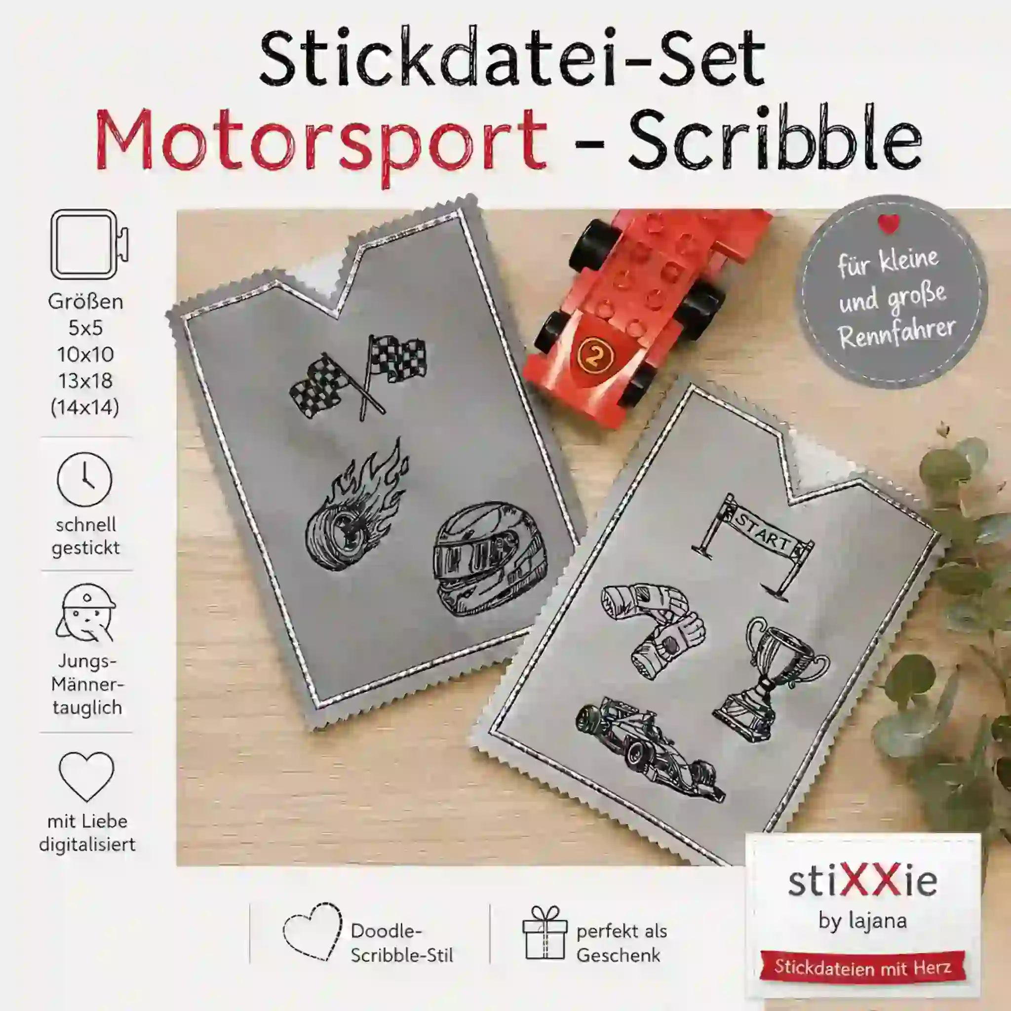 Stickdatei Motorsport