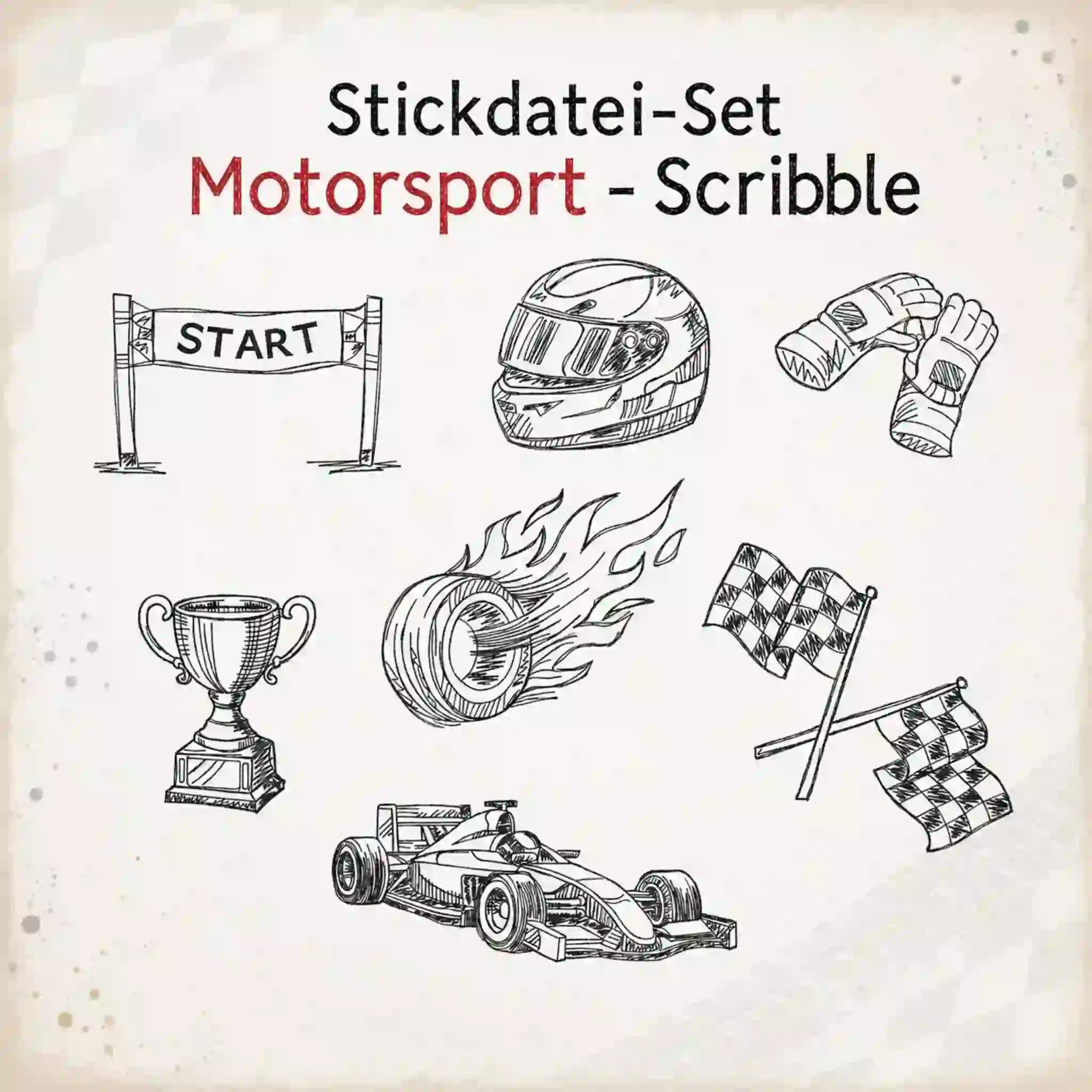 Stickdatei Motorsport