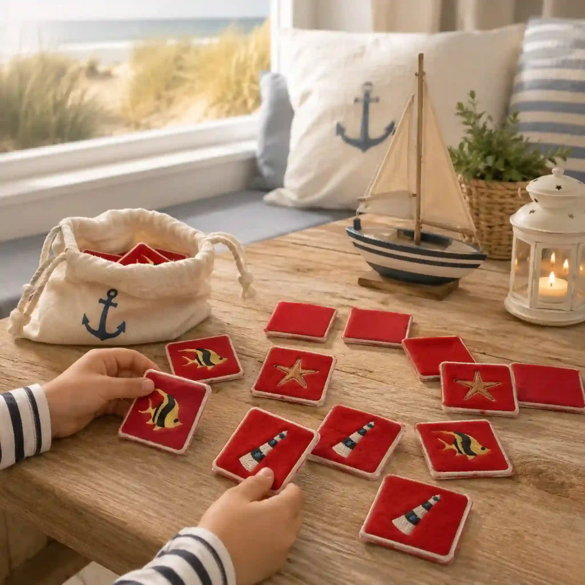 Stickdatei Nautical Solos im Vintagestyle Set – 12 Motive