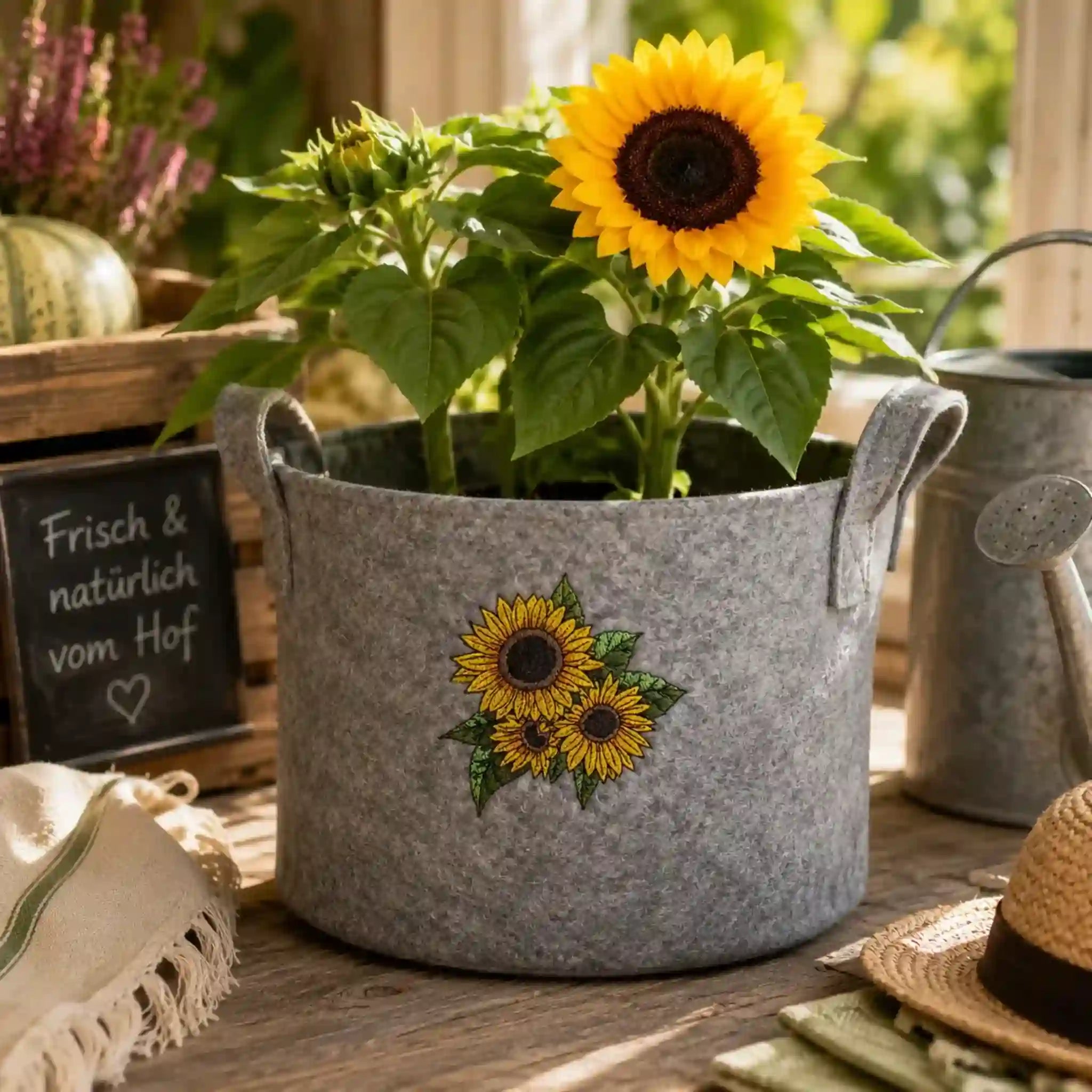 Stickdatei Blumen Sonnenblumen