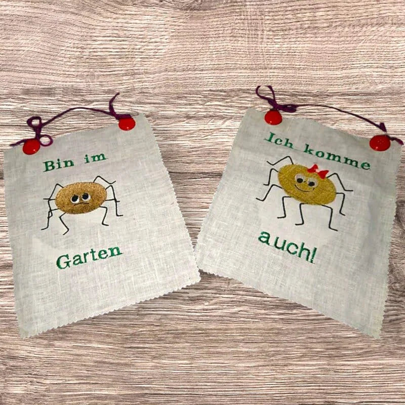 Stickdatei Spinnen Familie von stiXXie by lajana