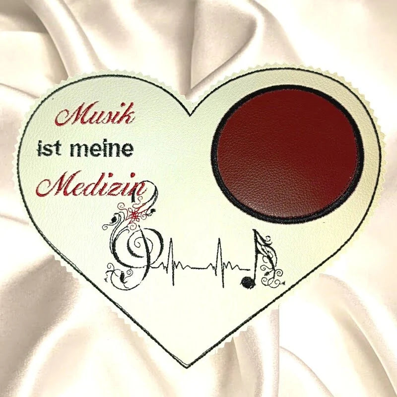 Stickdatei Spruch Musik ist Medizin - Stickdateien stiXXie