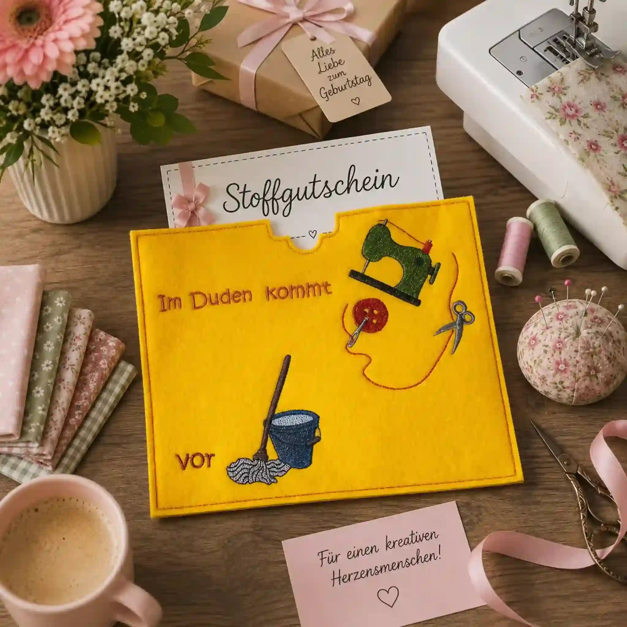 Stickdatei Sprüche und Weisheiten