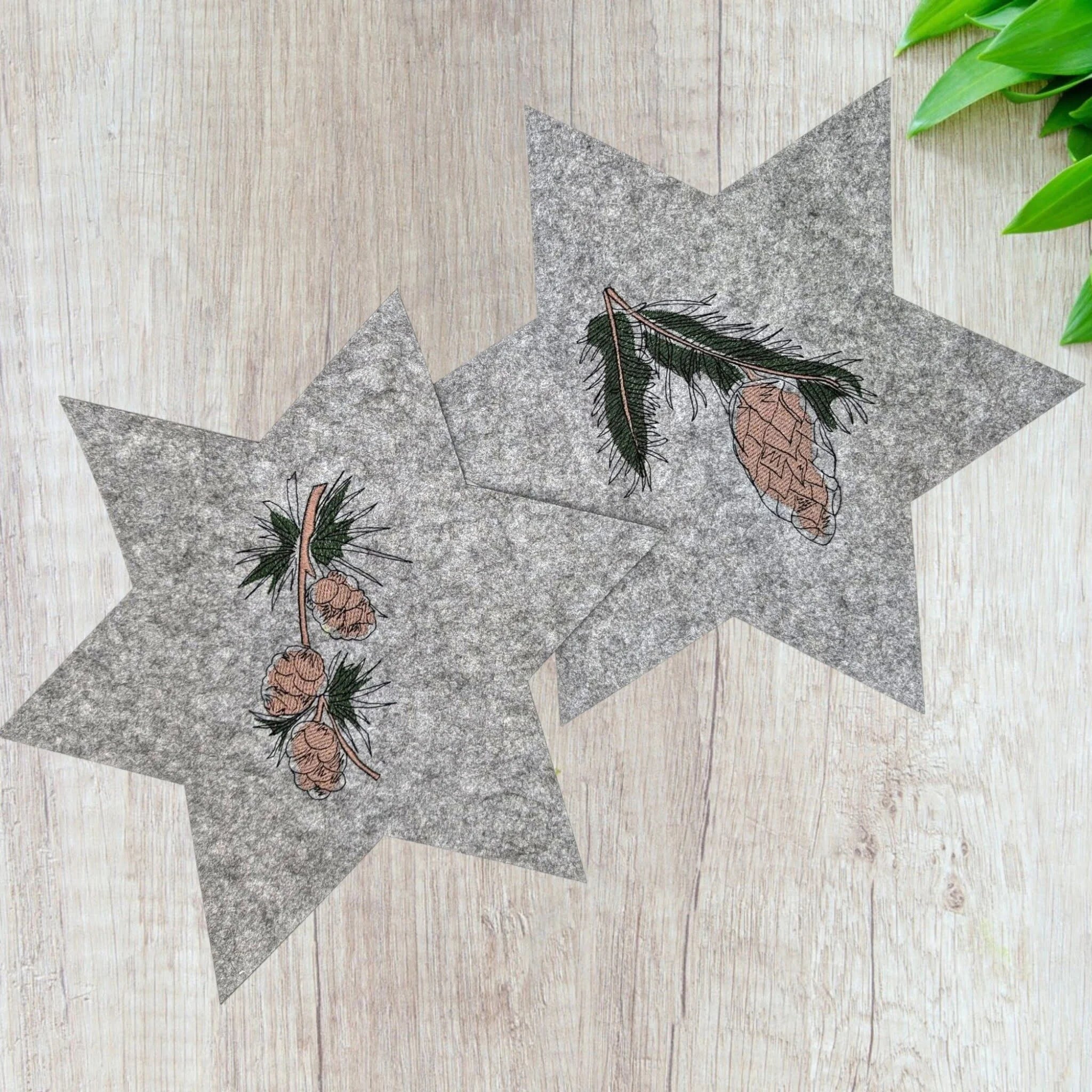 Stickdatei Tannenzapfen