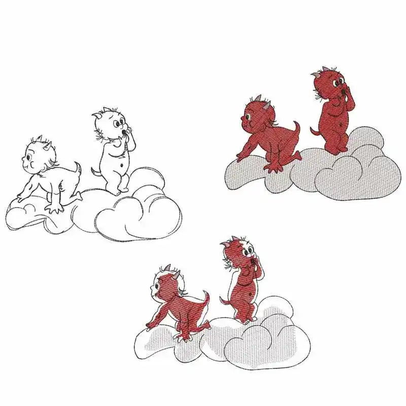 ITH Stickdatei Teufelchen von stiXXie by lajana