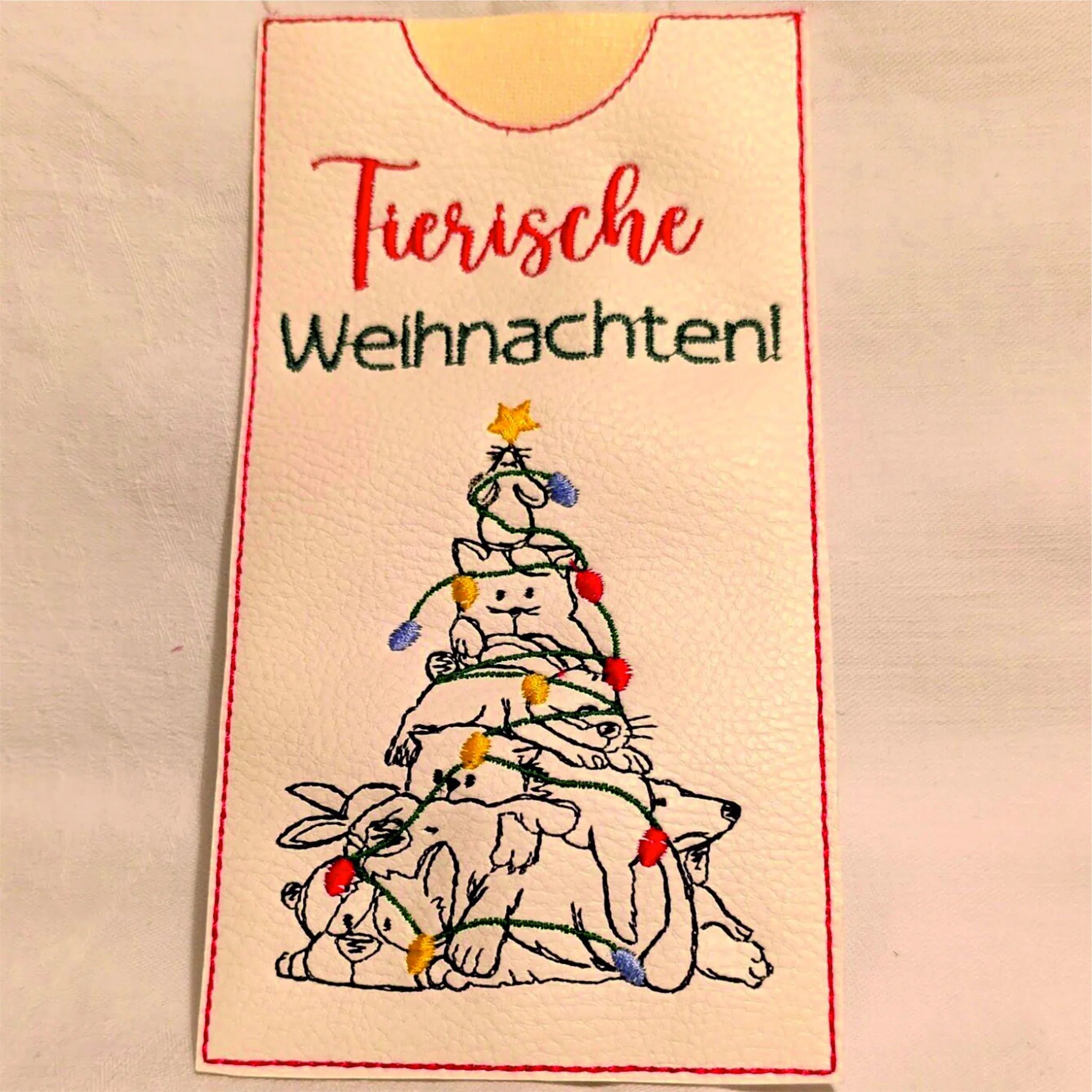 ITH Stickdatei Tierische Weihnachten