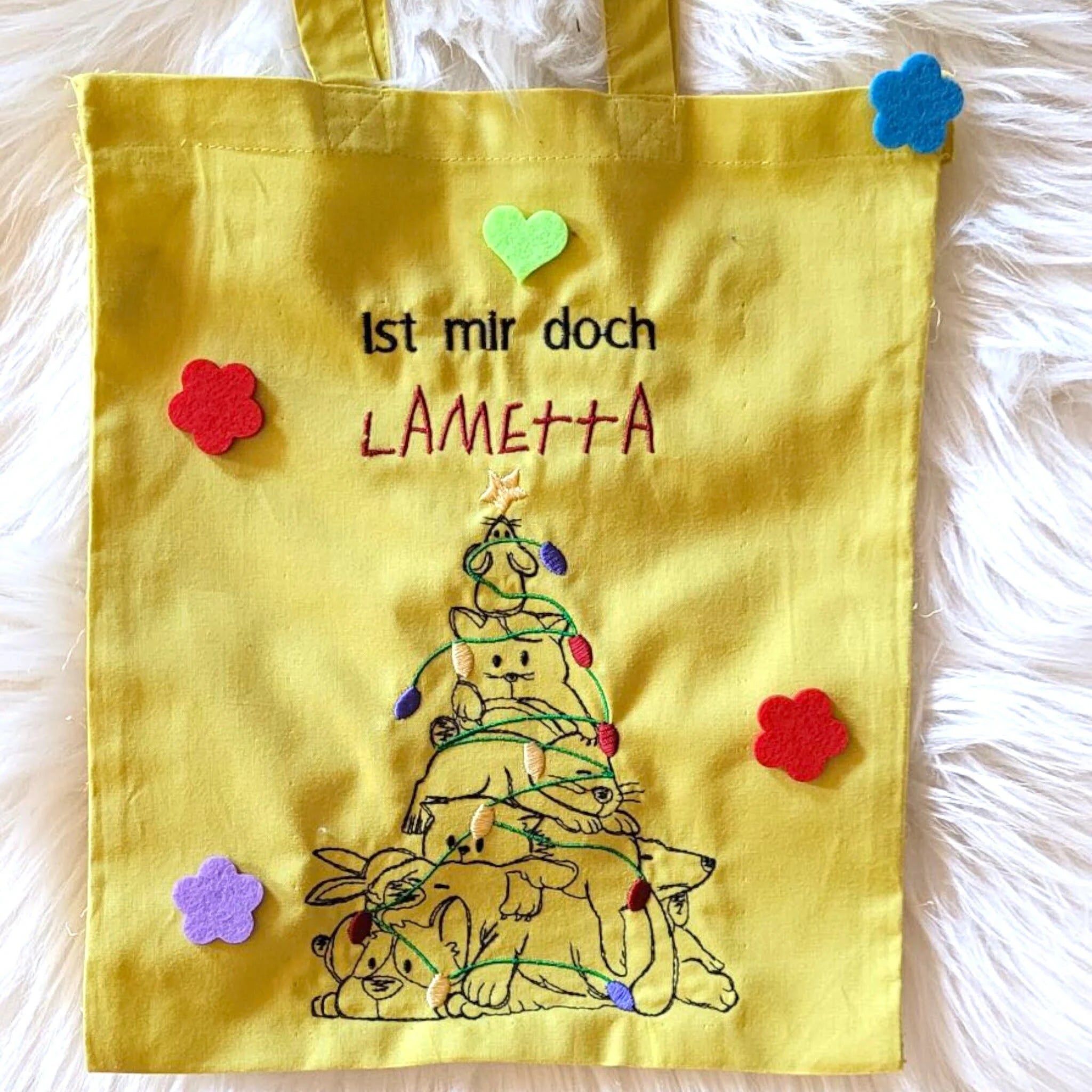 ITH Stickdatei Tierische Weihnachten