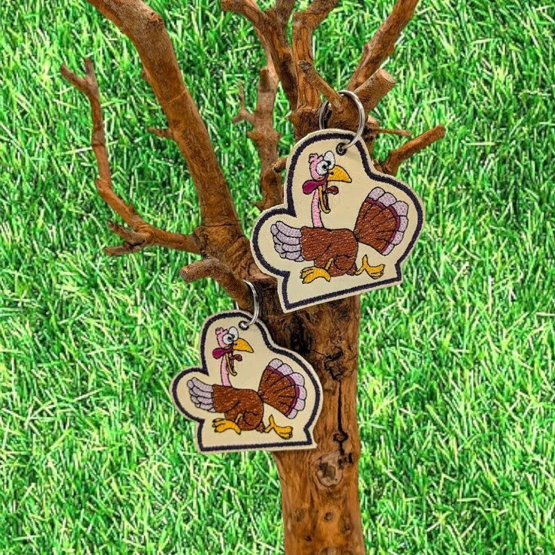 ITH Stickdatei Truthahn Fiete Anhänger von stiXXie by lajana