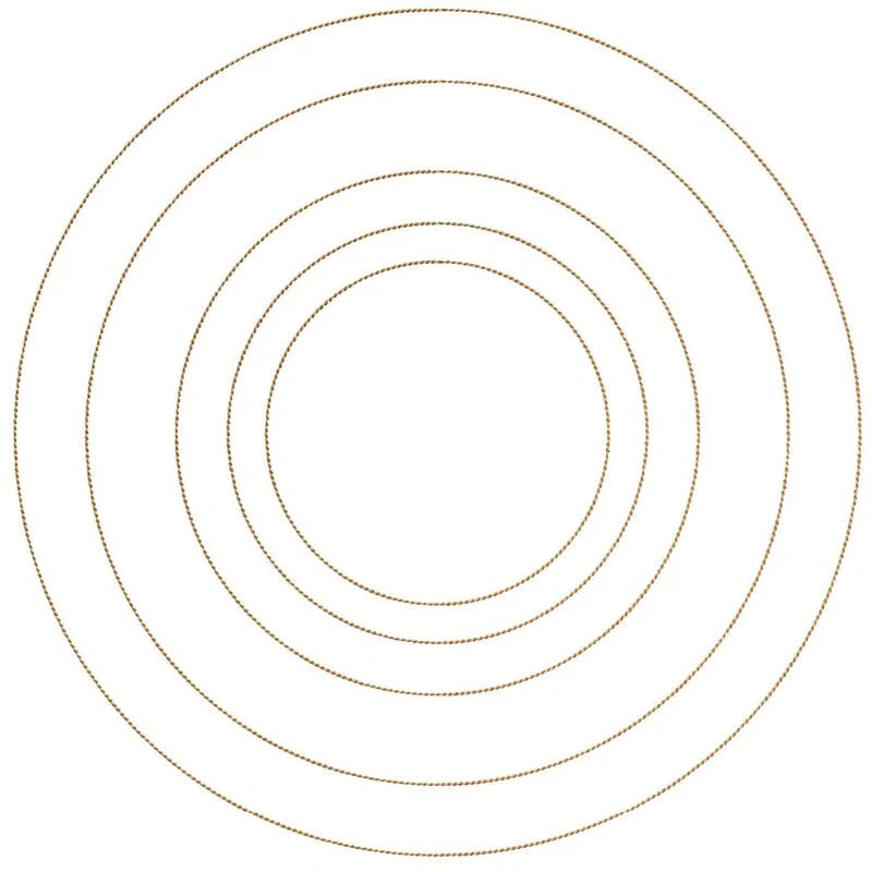 ITH Stickdatei Untersetzer einfach rund Blanko