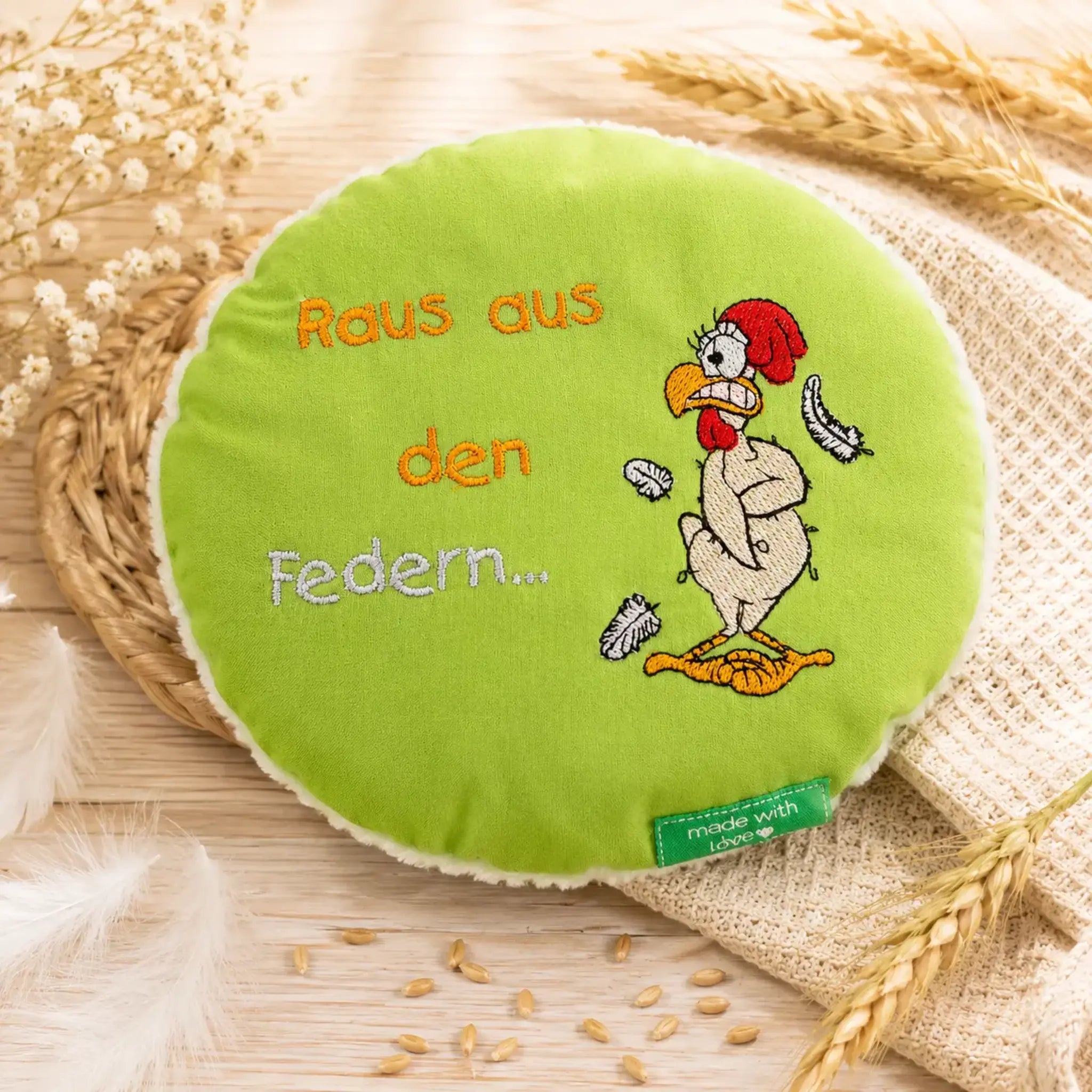 Stickdatei Verrückte Hühner – 3 witzige Designs