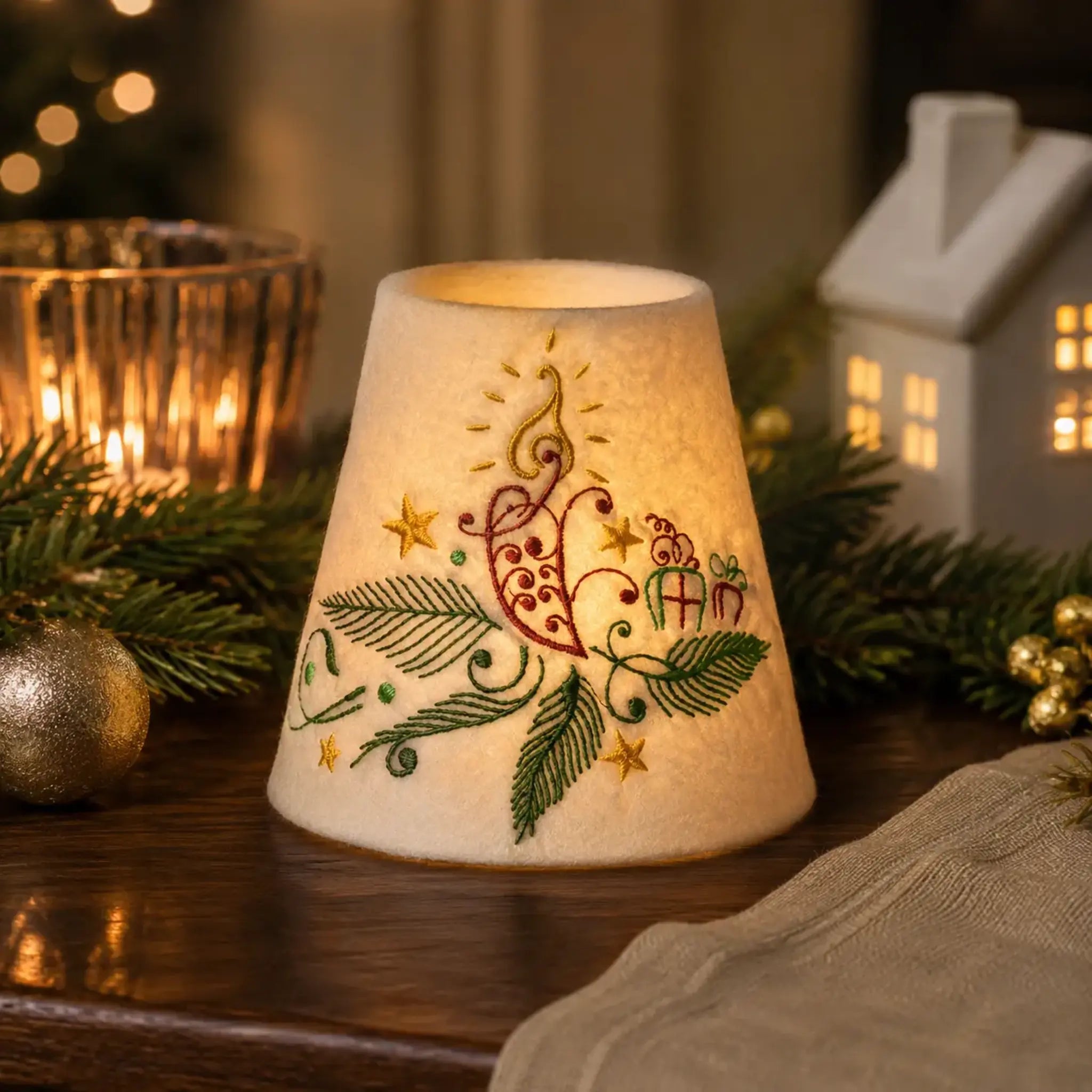 Stickdatei Weihnachtsmotiv »Edel«
